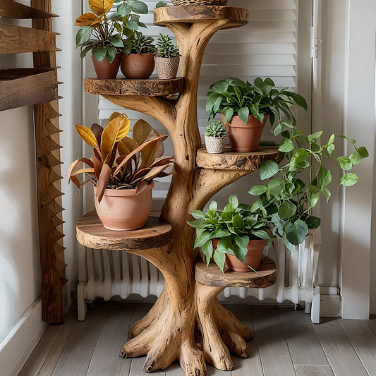 Household Artistic Bonsai Shelf